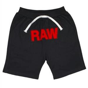 NEW RAWYALTY kids' fleece short in black